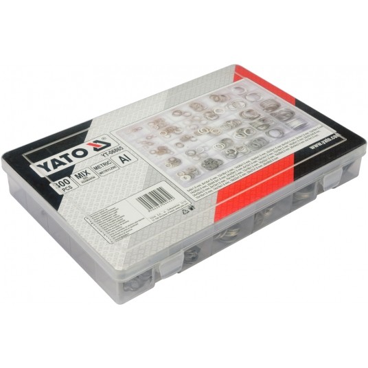 PODKŁADKI ALUMINIOWE MIX 300 SZT -zdjęcie numer 2