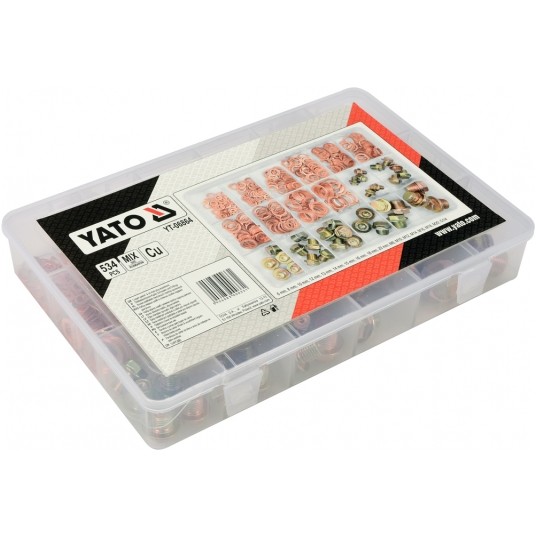 PODKŁADKI I KORKI SPUSTOWE OLEJU 534 SZT -zdjęcie numer 2