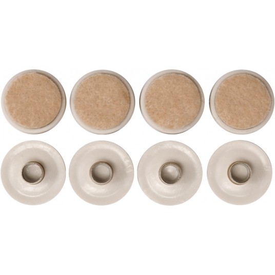 PODKŁADKI PLAST FILC. NA KOŁEK 26MM 8SZT -zdjęcie numer 1