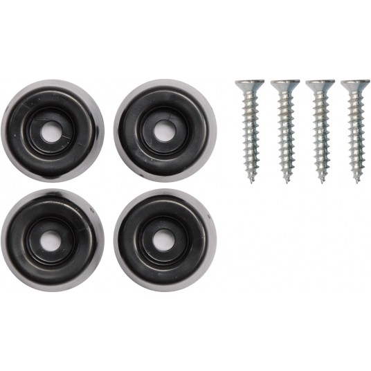 PODKŁADKI PLASTIK WKRĘT 26MM CZARNE 4SZT -zdjęcie numer 1