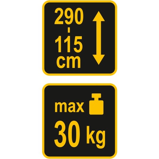 PODPORA TELESKOPOWA 115 CM- 290 CM -zdjęcie numer 4