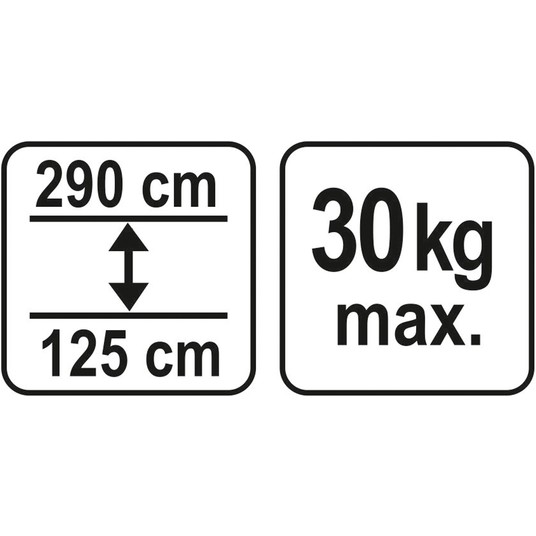PODPORA TELESKOPOWA 125-290CM -zdjęcie numer 4