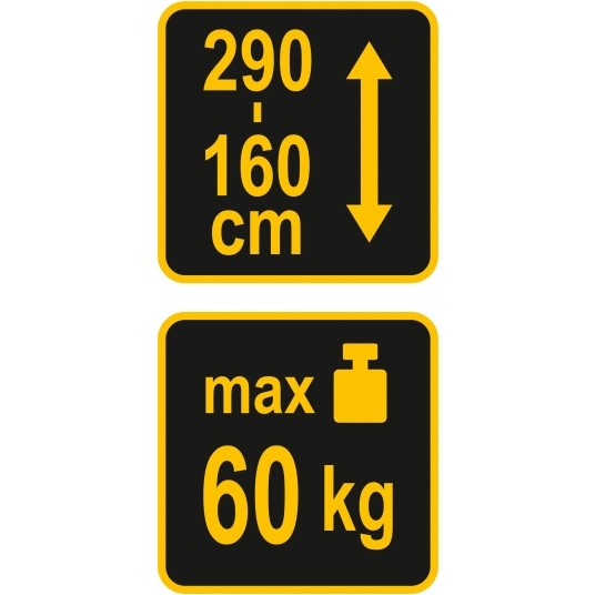 PODPORA TELESKOPOWA 160 CM- 290 CM -zdjęcie numer 4