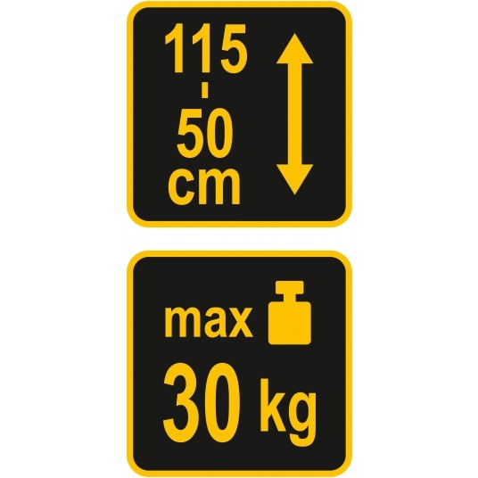 PODPORA TELESKOPOWA 50 CM -115CM -zdjęcie numer 4