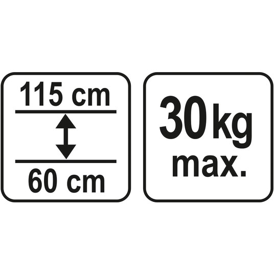 PODPORA TELESKOPOWA 60-115CM -zdjęcie numer 4