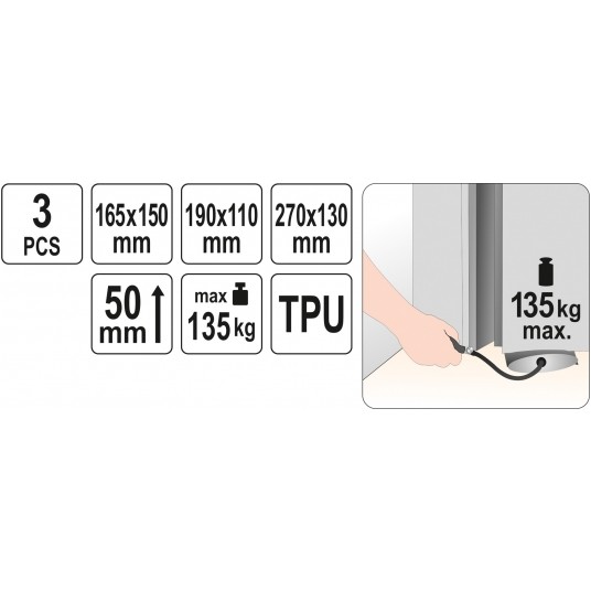 PODUSZKI MONTAŻOWE ZESTAW 3 SZT -zdjęcie numer 3