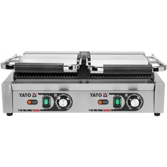 PODWÓJNY GRILL KONTAKTOWY RYFLOWANY 58CM -zdjęcie numer 1