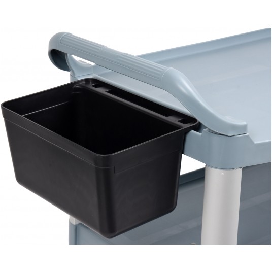 POJEMNIK DO WÓZKA CZARNY PP 33,5x23,1x18 -zdjęcie numer 3
