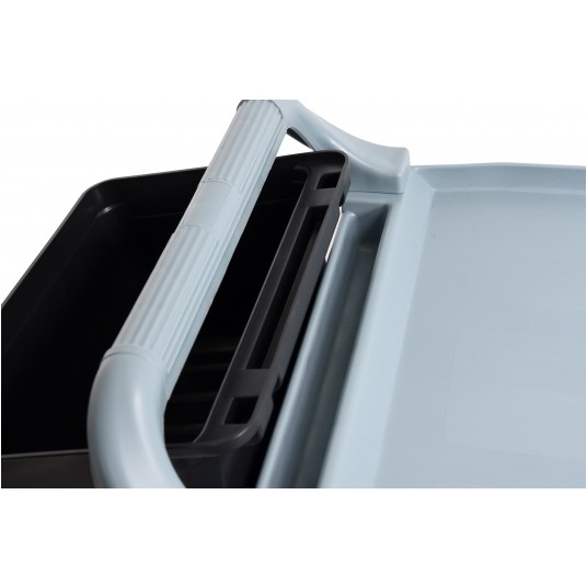 POJEMNIK DO WÓZKA CZARNY PP 33,5x23x44 -zdjęcie numer 4