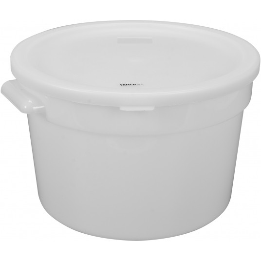 POJEMNIK DO ŻYWNOŚCI OKRĄGŁY PP 10L -zdjęcie numer 2