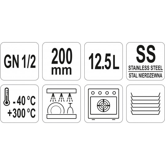 POJEMNIK GASTRONOMICZNY GN 1/2 200 -zdjęcie numer 3