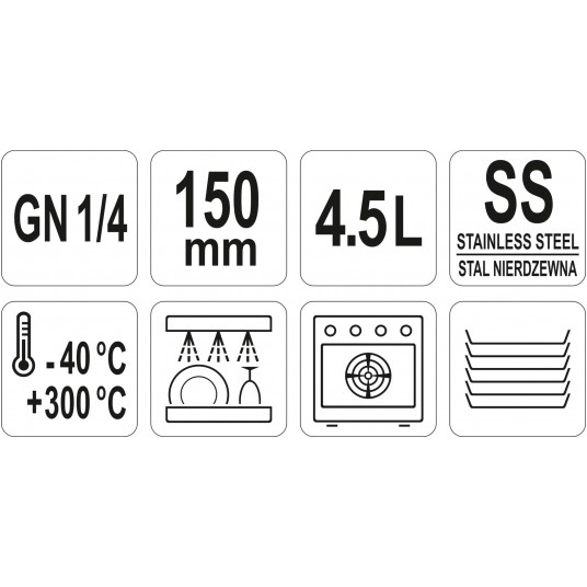 POJEMNIK GASTRONOMICZNY GN 1/4 150 -zdjęcie numer 3