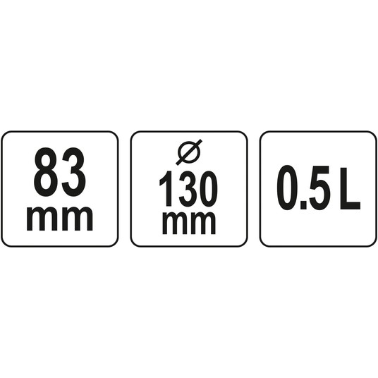 POJEMNIK NA GIPS 0,5L. -zdjęcie numer 4