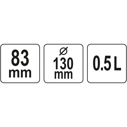 POJEMNIK NA GIPS 0,5L. -zdjęcie numer 4
