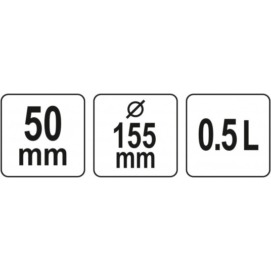 POJEMNIK NA GIPS PŁASKI 0,5L -zdjęcie numer 4