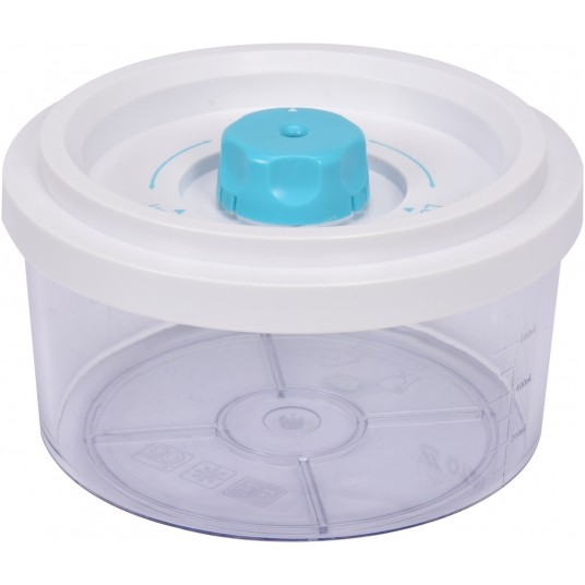 POJEMNIK PRÓŻNIOWY OKRĄGŁY 0,6L -zdjęcie numer 1