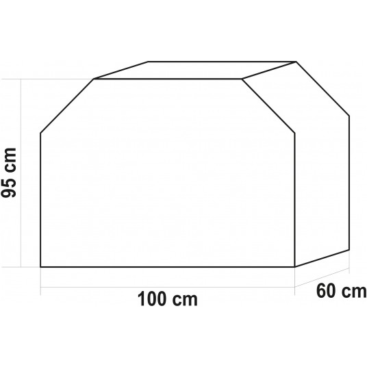 POKROWIEC NA GRILLA 100 X 60 X 95CM -zdjęcie numer 6