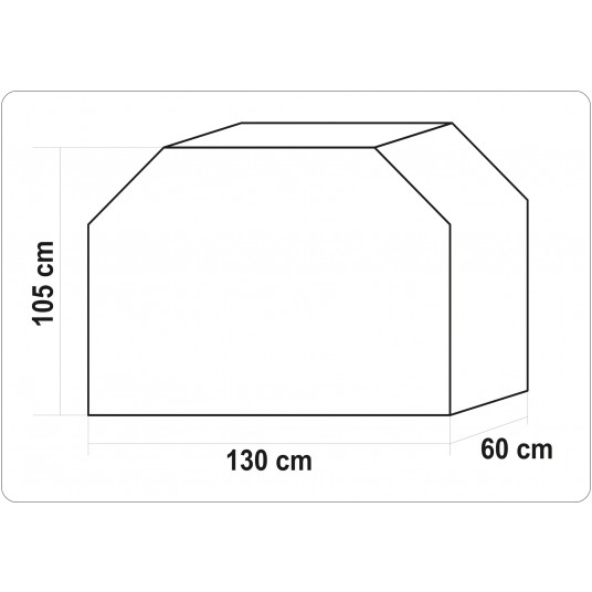POKROWIEC NA GRILLA 130 X 60 X 105CM -zdjęcie numer 3
