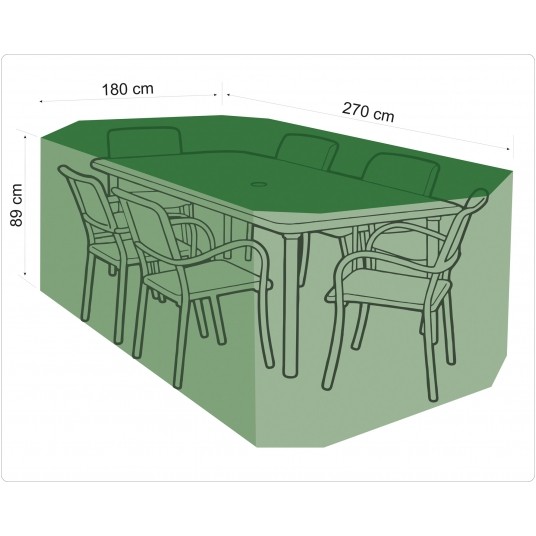 POKROWIEC NA MEBLE OGROD. 270x180x89 CM -zdjęcie numer 3