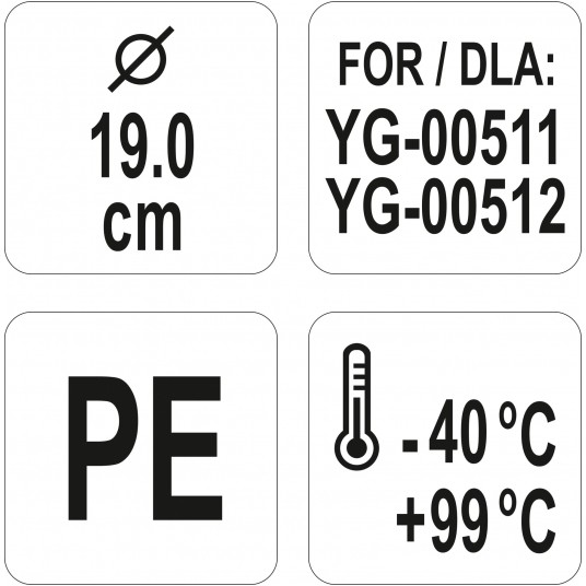 POKRYWKA DO POJEMNIKA 19X1CM -zdjęcie numer 3