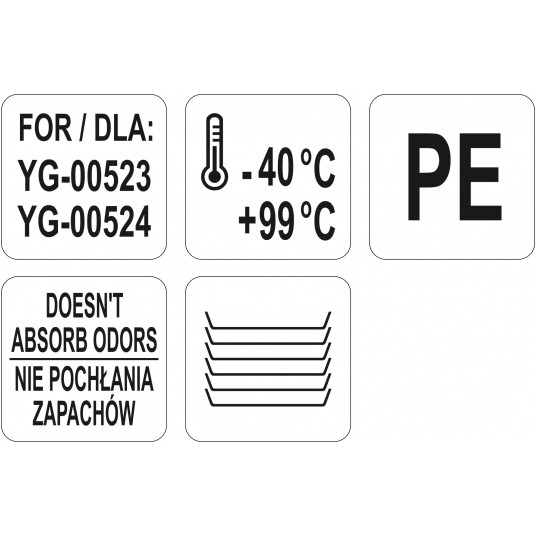 POKRYWKA DO POJEMNIKA NIEBIESKA 29CM -zdjęcie numer 4