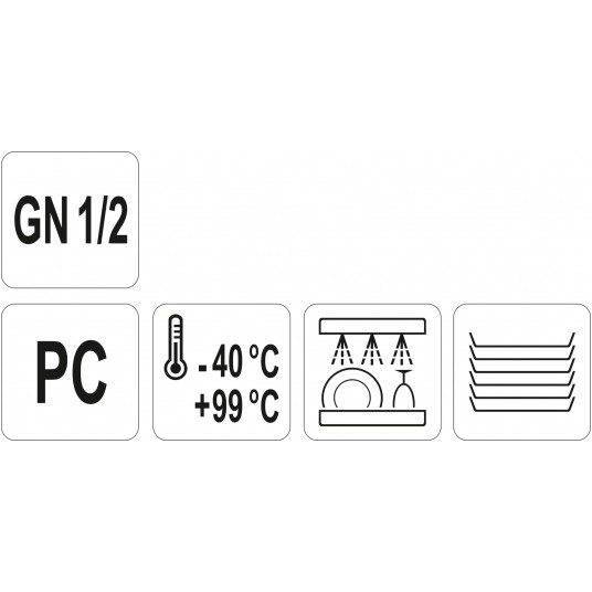 POKRYWKA GN 1/2 PC -zdjęcie numer 3