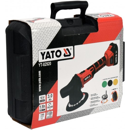 POLERKA MIMOŚRODOWA 18V 150MM - 3AH -zdjęcie numer 5