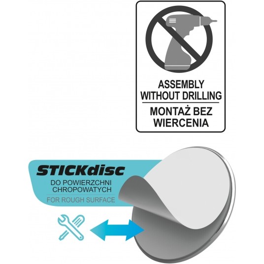 PÓŁKA 20 CM STEELY MONTAŻ BEZ WIERCENIA -zdjęcie numer 3