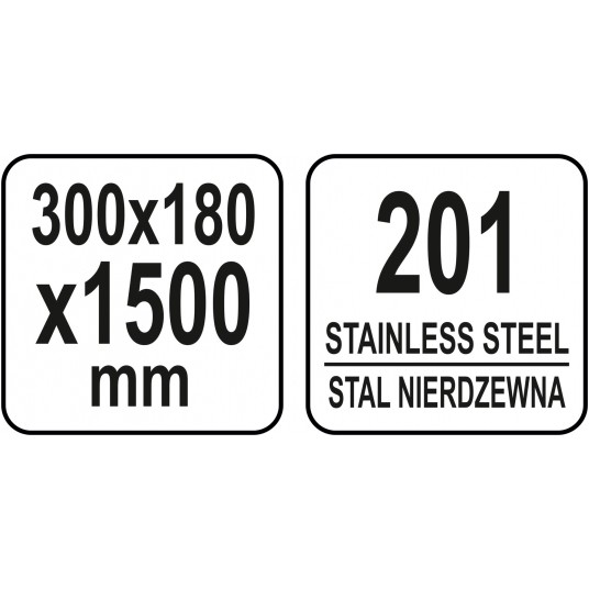 PÓŁKA WISZĄCA Z RANTEM 1500x300x180MM -zdjęcie numer 3