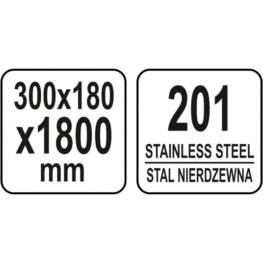 PÓŁKA WISZĄCA Z RANTEM 1800x300x180MM -zdjęcie numer 5