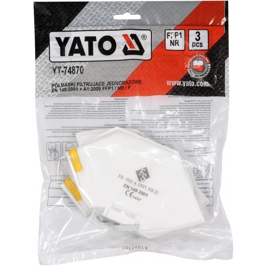 PÓŁMASKI FILTRUJĄCE FFP1/P 3 szt. -zdjęcie numer 2