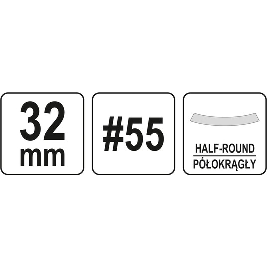 PÓŁOKRĄGŁE DŁUTO DO DREWNA 32MM -zdjęcie numer 4