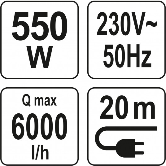 POMPA GŁĘBINOWA 550W -zdjęcie numer 4