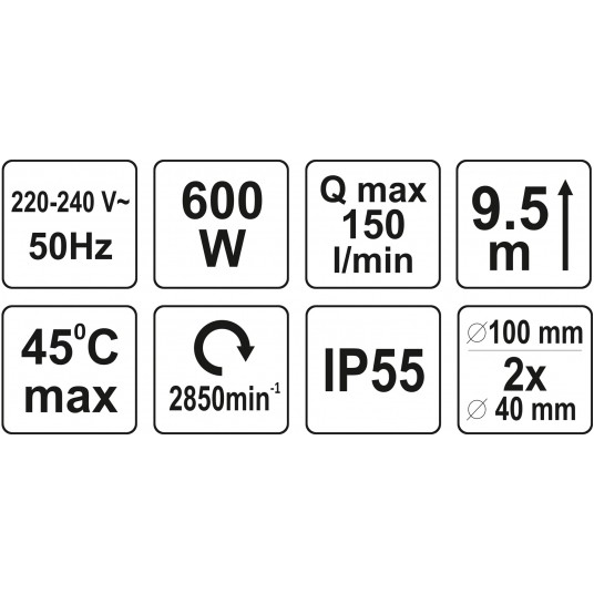 POMPA WC 600W Z NOŻAMI TNĄCYMI -zdjęcie numer 6