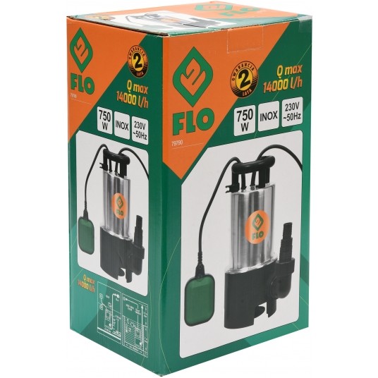 POMPA ZANURZ. DO WODY BRUDNEJ INOX 750W -zdjęcie numer 2