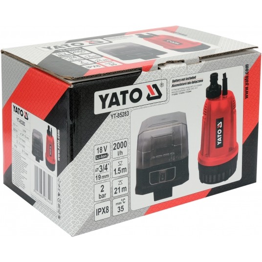 POMPA ZANURZENIOWA 18V 2000 L/H - BODY -zdjęcie numer 4