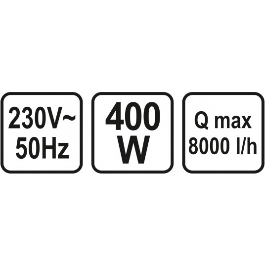 POMPA ZANURZENIOWA DO WODY BRUDNEJ 400W -zdjęcie numer 8