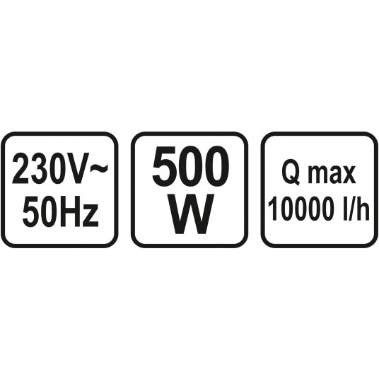 POMPA ZANURZENIOWA DO WODY BRUDNEJ 500W -zdjęcie numer 3