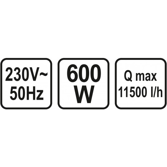 POMPA ZANURZENIOWA DO WODY BRUDNEJ 600W -zdjęcie numer 3