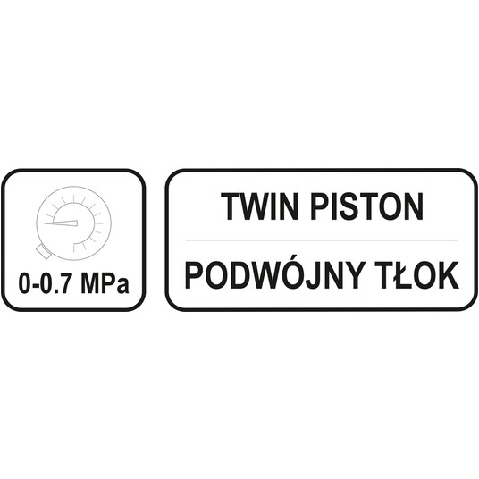 POMPKA NOŻNA DWUTŁOKOWA Z AKCESORIAMI -zdjęcie numer 4