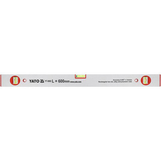 POZIOMNICA 600MM 3-LIBELKI (2-PIONOWE) -zdjęcie numer 1