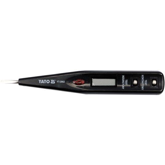 PRÓBNIK NAPIĘCIA 12-250V LCD -zdjęcie numer 1