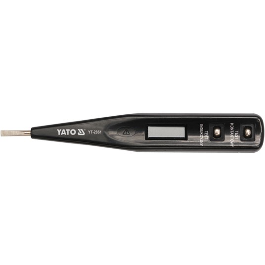 PRÓBNIK NAPIĘCIA 12-250V LCD -zdjęcie numer 1