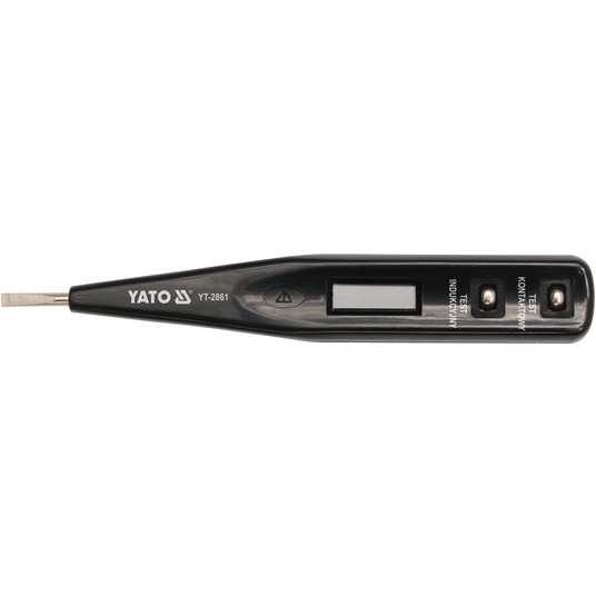 PRÓBNIK NAPIĘCIA 12-250V LCD -zdjęcie numer 2