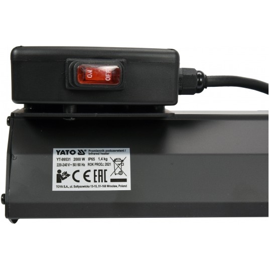 PROMIENNIK PODCZERWIENI 2000W -zdjęcie numer 3