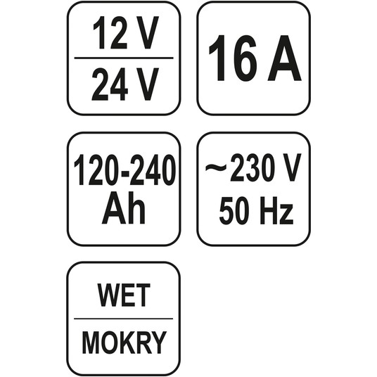 PROSTOWNIK 12/24V 16A WSP.ŁADOWANIA 20A -zdjęcie numer 3