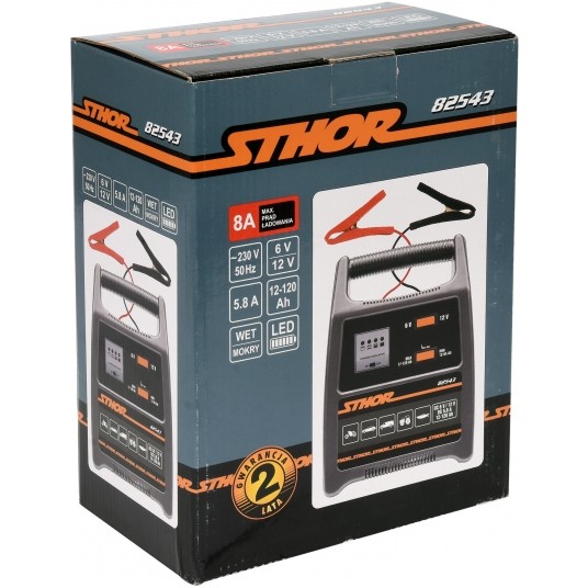 PROSTOWNIK 6/12V 8A 120AH LED -zdjęcie numer 3