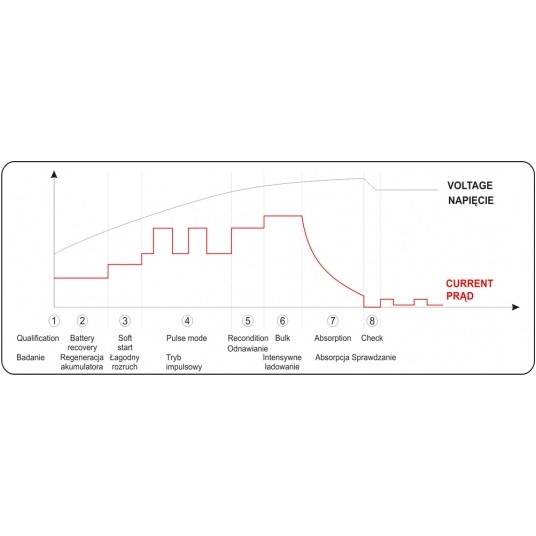 PROSTOWNIK ELEKTRON 12/24V 30A ROZRUCH -zdjęcie numer 5