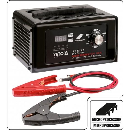 PROSTOWNIK ELEKTRON 12/24V 30A ROZRUCH -zdjęcie numer 4