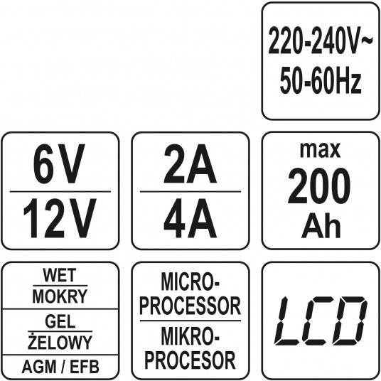 PROSTOWNIK ELEKTRONICZNY 6V/2A, 12V/4A -zdjęcie numer 7